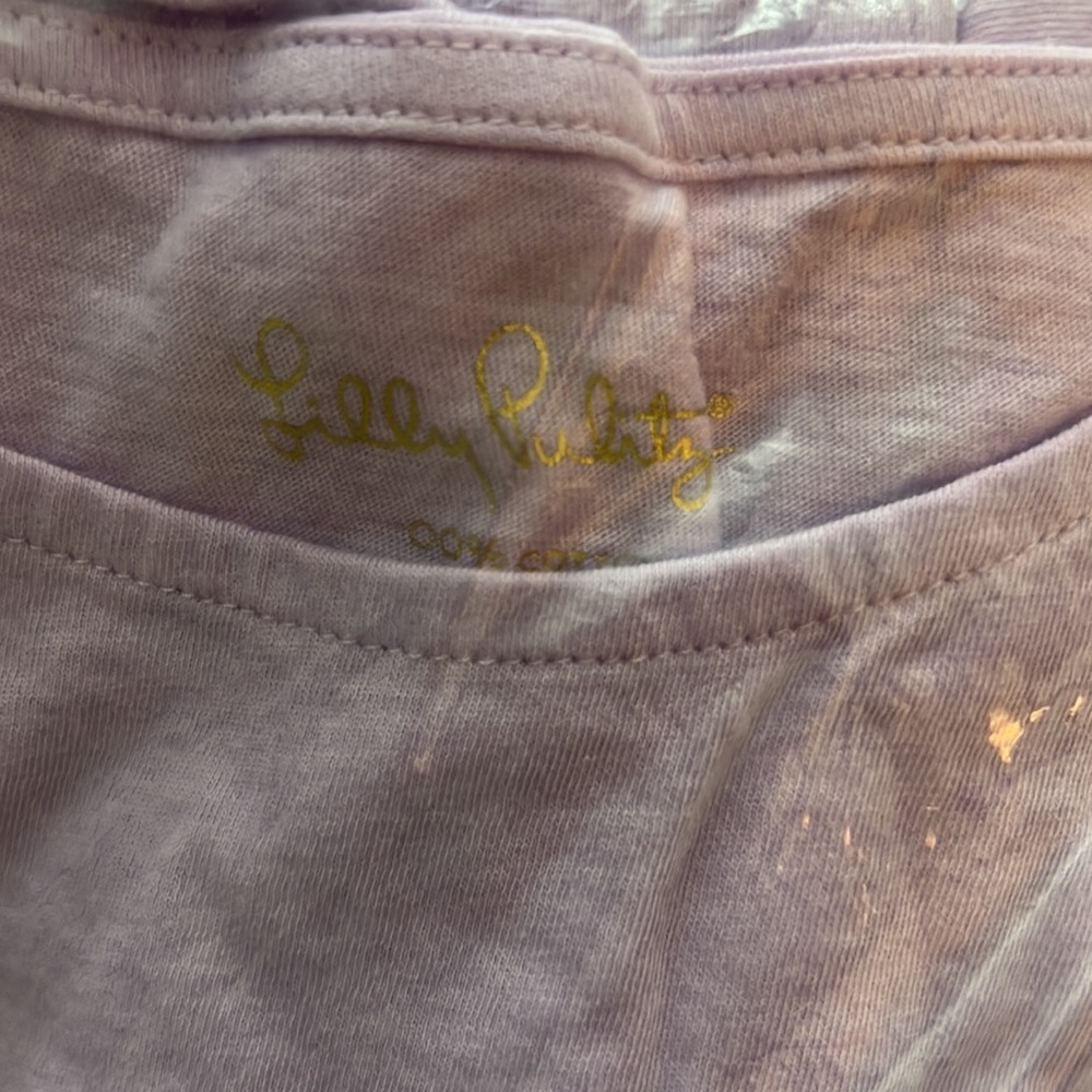 Girls kids purple Lilly Pulitzer Zoey top - Picture 3 of 4